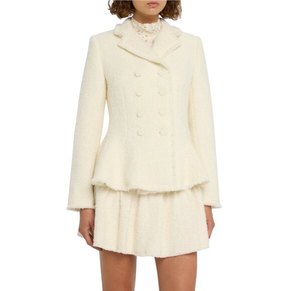 LoveShackFancy  Morrow tailored jacket Size 4 New - Picture 7 of 12